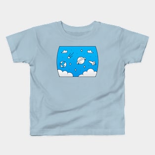 Doodle Space 1 Kids T-Shirt